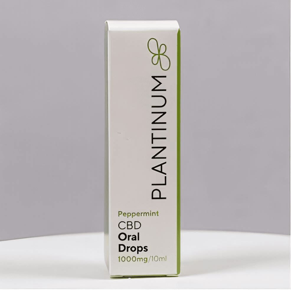 Plantinum CBD Oral Drops 10ml peppermint (vegan) locks-world-health