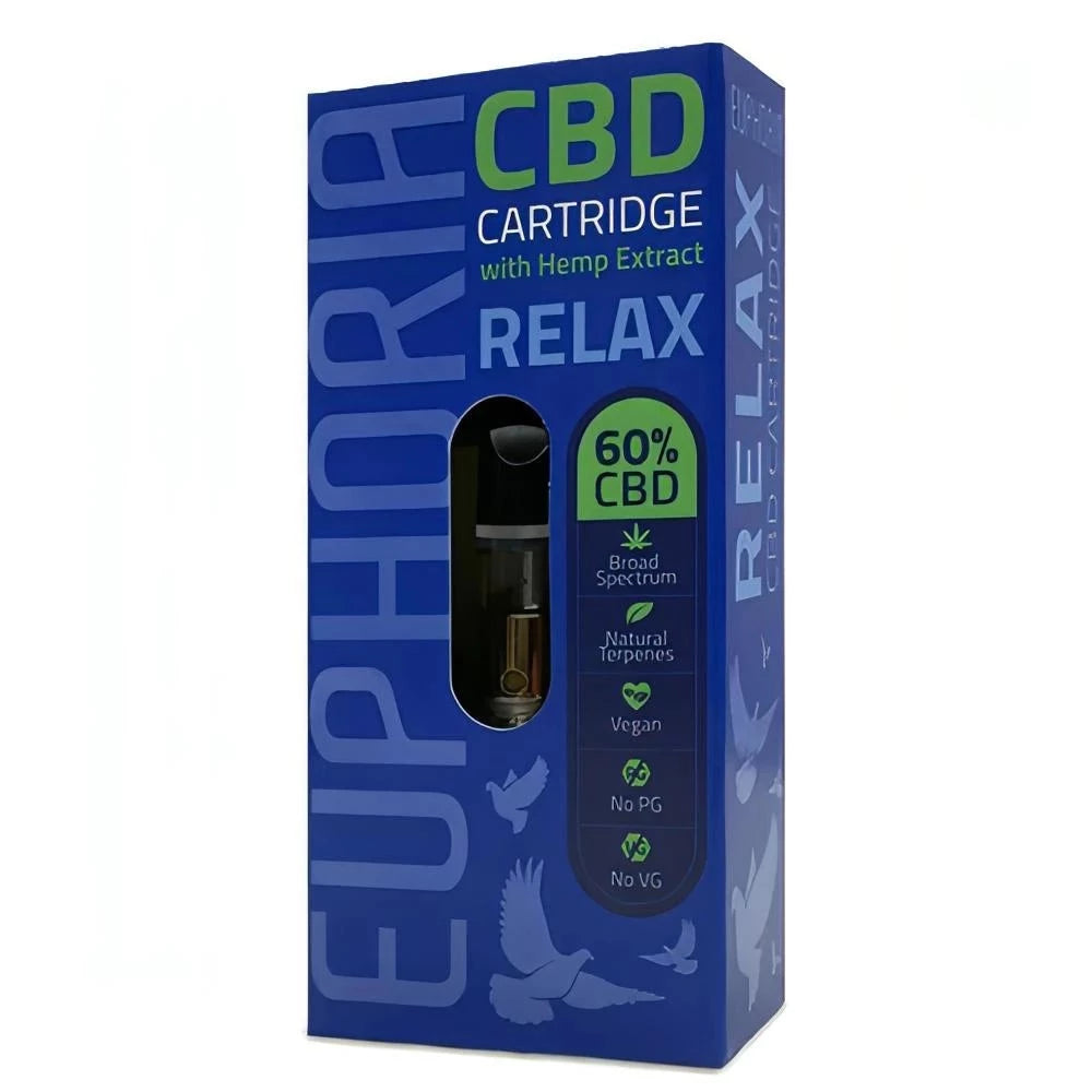 Euphoria CBD Cartridge 300mg - Relax Locks World