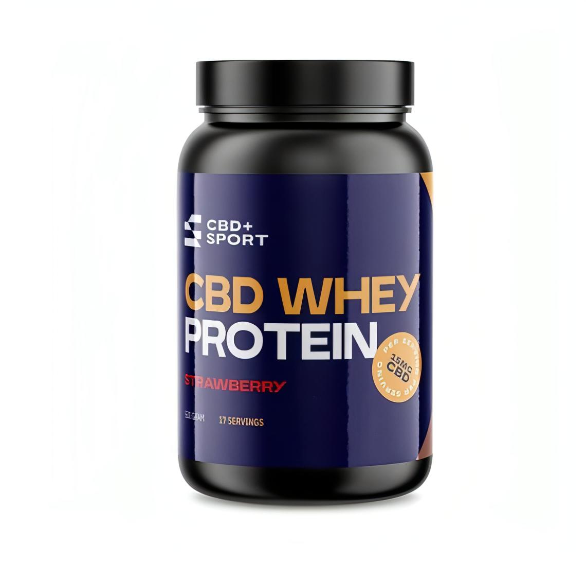 CBD+ Sport CBD Whey Protein 255mg 500g locks-world-health