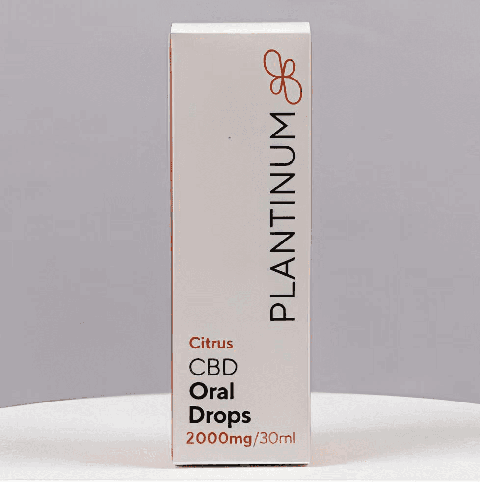 Plantinum CBD Oral Drops 10ml - Citrus (VEGAN) locks-world-health