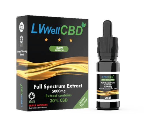 LVWell CBD Raw Full Spectrum CBD Oil 10ml Locks World