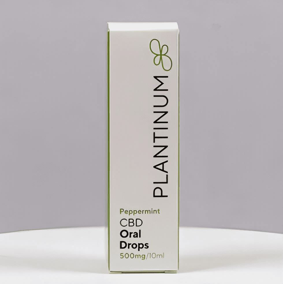 Plantinum CBD Oral Drops 10ml peppermint (vegan) locks-world-health