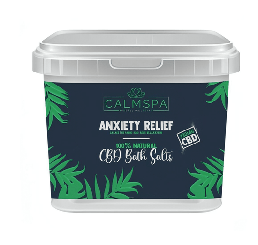 Calm Spa CBD Infused Bath Salts 330mg 1kg - Anxiety Relief locks-world-health